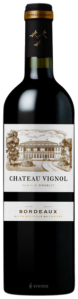 Château Vignol Bordeaux, rot, 2016